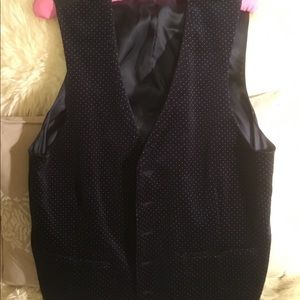 DKNY Cotton Velvet Vest